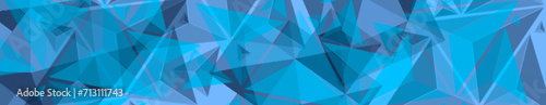 Background in the form of a banner with geometric shapes