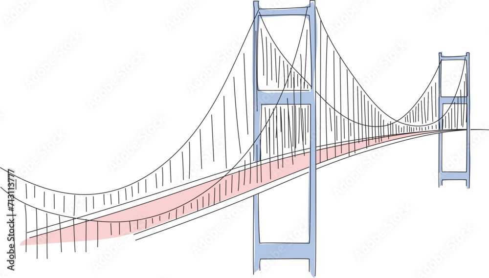 Fototapeta premium The 15th of July Bridge in Istanbul, Turkey.