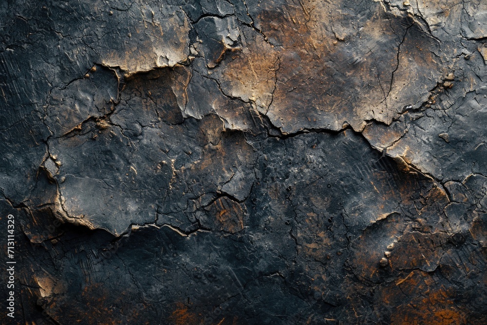 A close-up view of a cracked surface on a wall. This image can be used to depict decay, deterioration, or as a texture background for various design projects A close-up view of a cracked surface on a wall. This image can be used to depict decay, deterioration, or as a texture background for various design projects