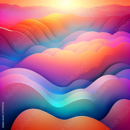 curve background 3d gradient