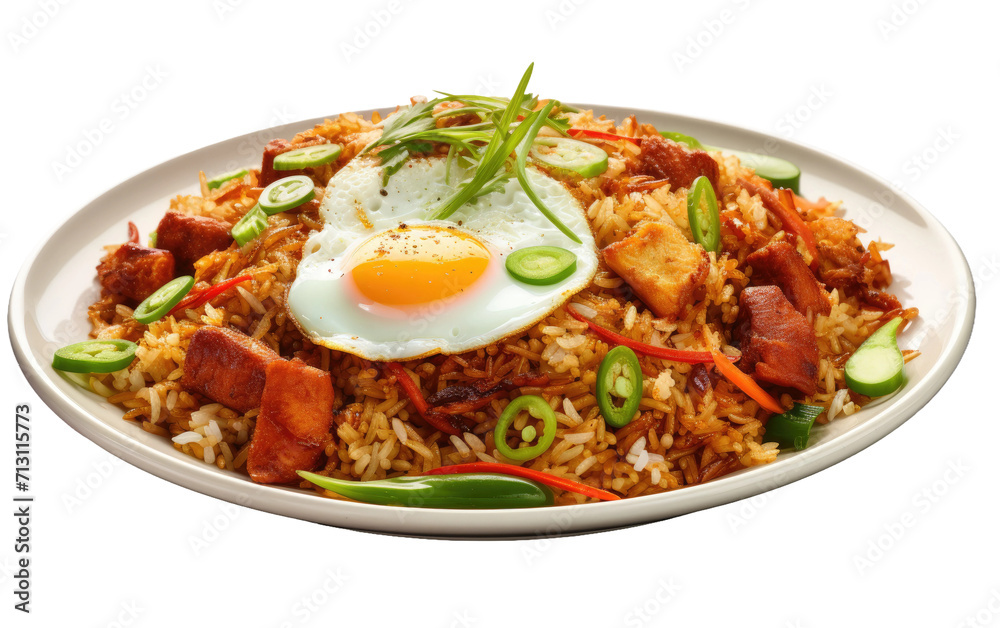 Exhibition Featuring Nasi Goreng Recipe Cookbook on White or PNG Transparent Background. Exhibition Featuring Nasi Goreng Recipe Cookbook on White or PNG Transparent Background.