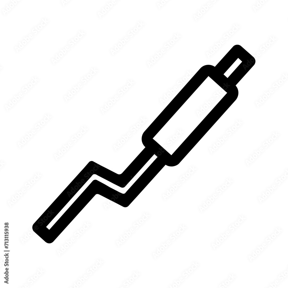 Car Exhaust Icon With Outline Style. Vector Illustration
Car Exhaust Icon With Outline Style. Vector Illustration