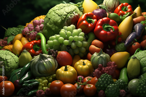 Fruits and vegetables. Eat healthy. Diet. Nutrition professions. Agricultural professions. Organic farming, vegetable market, sale of fruit and vegetables, market gardeners. ​