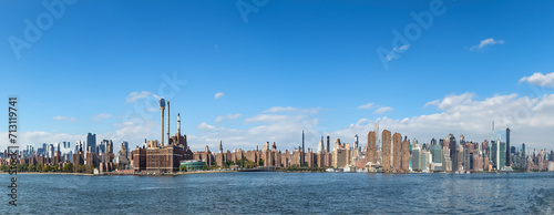 panorama of New York with river Hudson © travelview