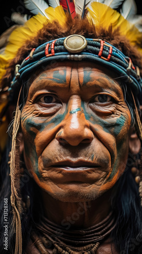 The portraits of indigenous tribes in the Amazon rainforest capture intimate moments that convey a deep emotional connection to their heritage. The images reveal the pride, resilience, and unique cult © Дмитрий Симаков