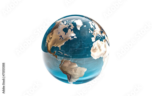 Augmented Reality Globe on Transparent background