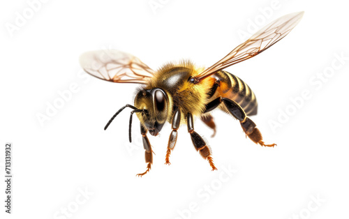 Nature Honey Bee Beauty on Transparent background © Muhammad