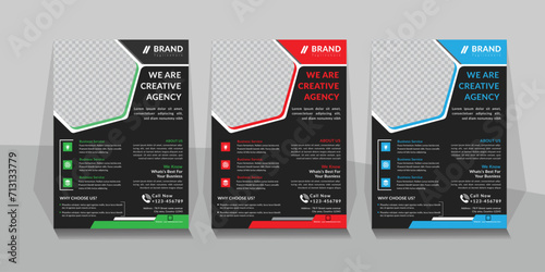 Creative corporate business flyer template, for business poster flyer template.