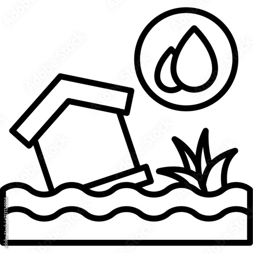 Water Pollution Icon