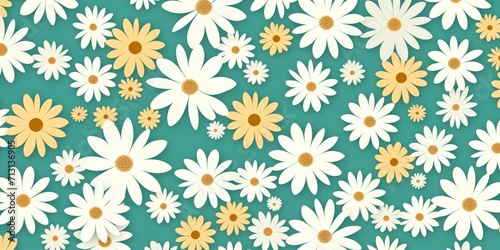 colorful graphical abstract small flower 2D graphical background  #713136905