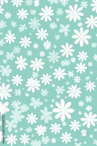 colorful graphical abstract small flower 2D graphical background 