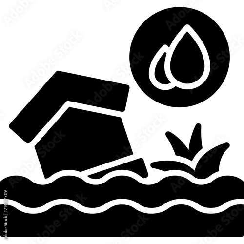 Water Pollution Icon