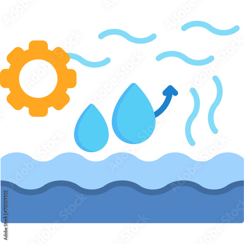 Evaporation Icon