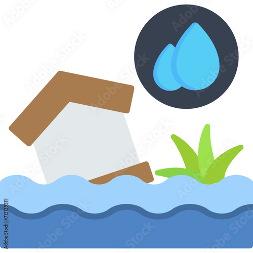 Water Pollution Icon