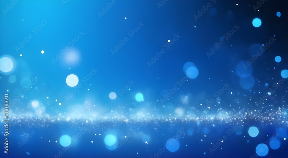 blue particles background