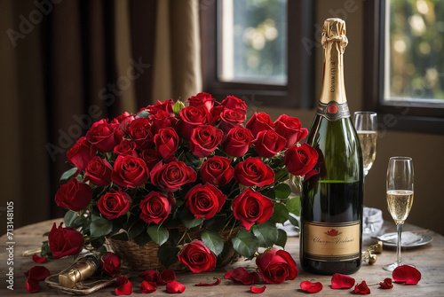 Romantic Repurposing Crafting Valentine's Day Elegance with Vine Bottle Rose
