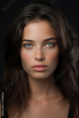 Woman with anatomically perfect female face © AI_images