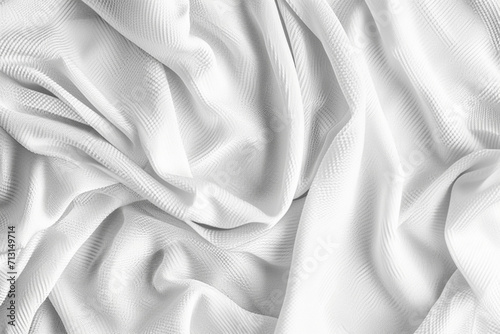 Wrinkled White Cloth 