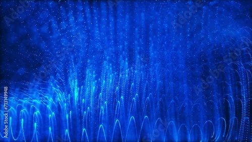 Blue dot line color Abstract Background Animation