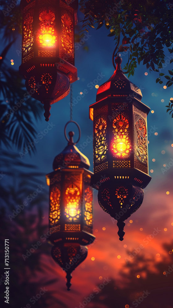 lantern with lanterns lantern with lanterns