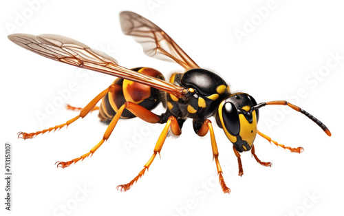 Ichneumon Wasp on Transparent Background © Muhammad