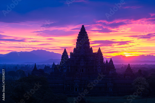 Ancient Temple at Twilight © Suplim