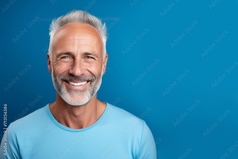 Obraz premium Timeless Joy: Smiling at the Beauty of 50-60