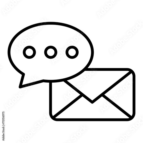chat line icon