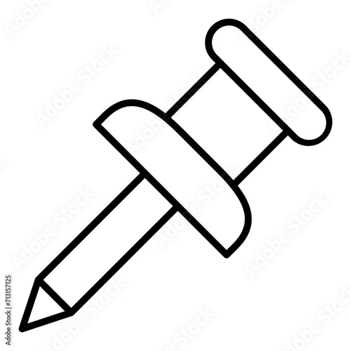 pin line icon