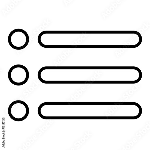 menu line icon