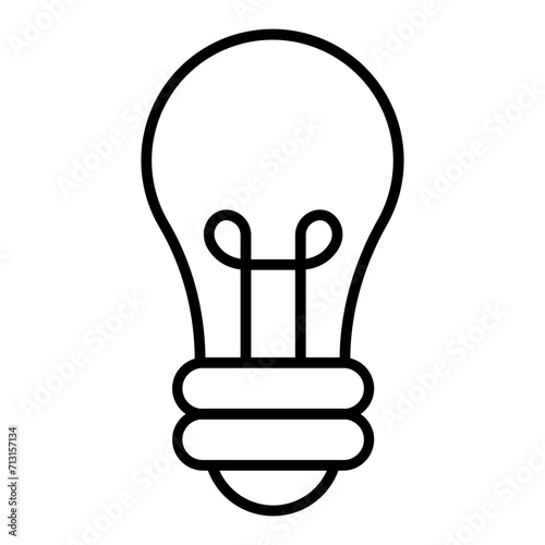 lightbulb line icon
