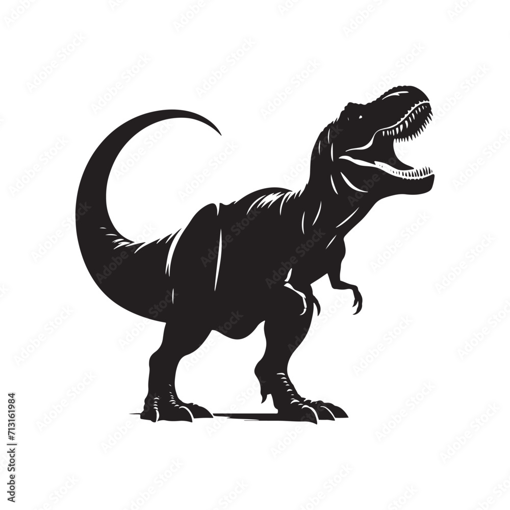 Timeless Shadows: Dinosaur Illustration - Wild Animal Vector Emanating Timeless Shadows of Mesozoic Creatures in Silhouette
Timeless Shadows: Dinosaur Illustration - Wild Animal Vector Emanating Timeless Shadows of Mesozoic Creatures in Silhouette