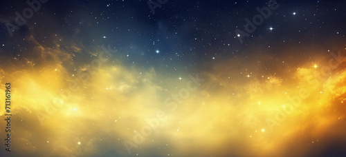Night sky with stars and nebula, Galaxy Background

