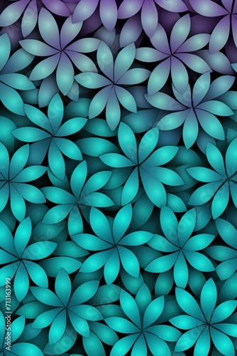 green graphical abstract small flower 2D graphical background