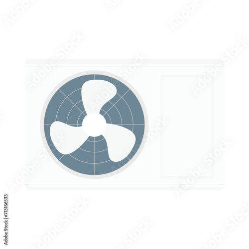 outdoor air conditioner illustration