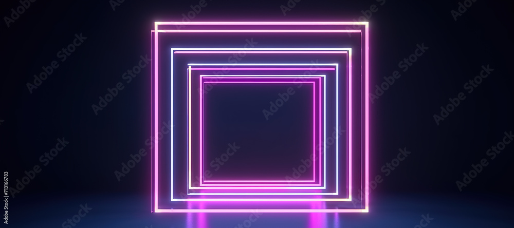colorful line box neon lights 25 colorful line box neon lights 25