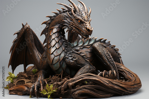 Wooden dragon © amirhamzaaa