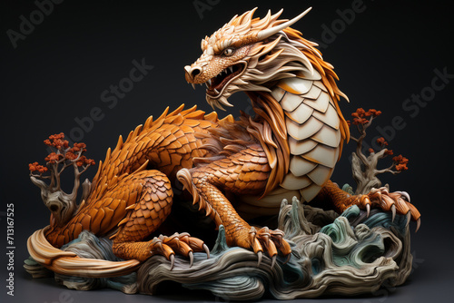 Wooden dragon