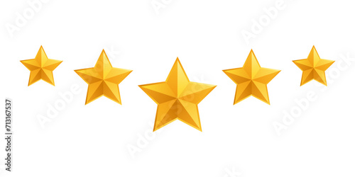 Star rating icons set. set of gold star icons isolated on white background vector eps10