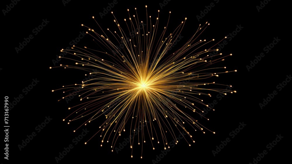 Obraz premium fireworks in the night sky