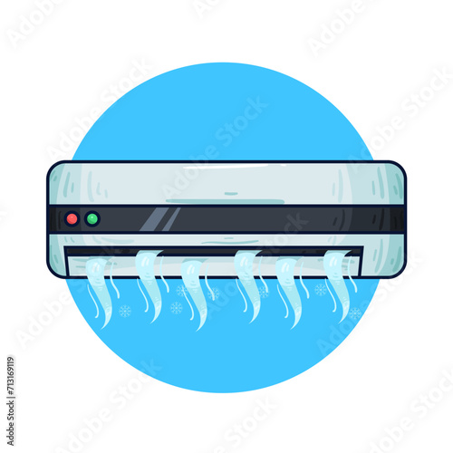 Illustration of air conditioner