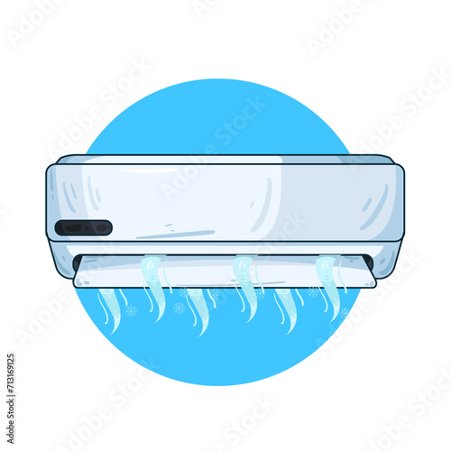 Illustration of air conditioner