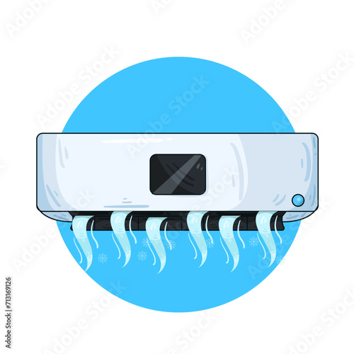 Illustration of air conditioner