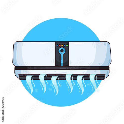 Illustration of air conditioner