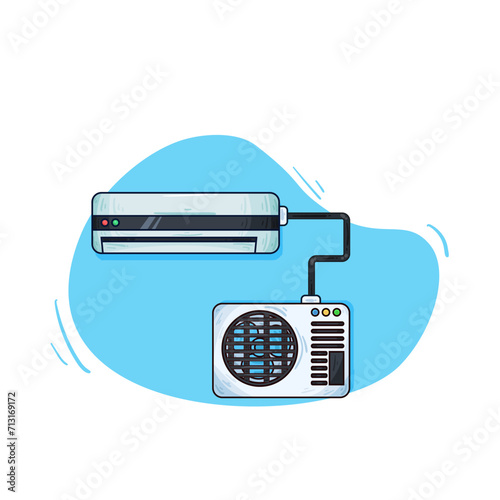 Illustration of air conditioner