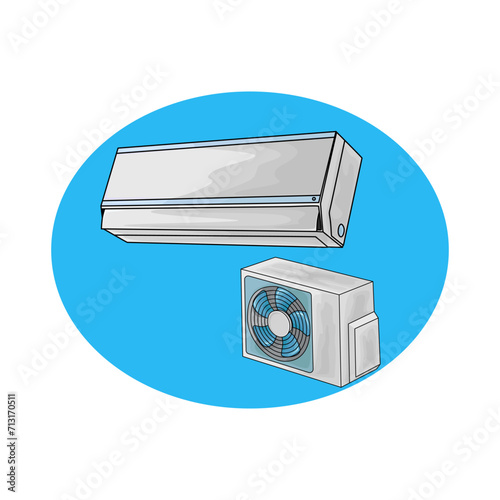 Illustration of air conditioner