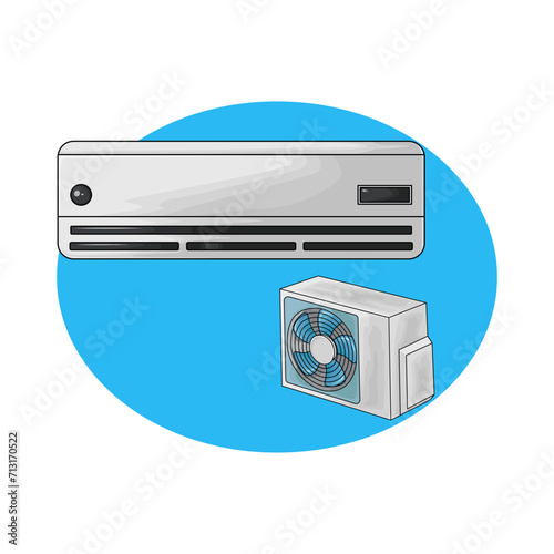 Illustration of air conditioner
