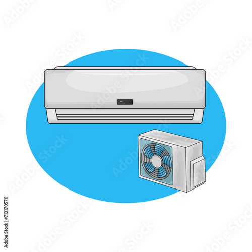 Illustration of air conditioner