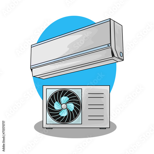 Illustration of air conditioner