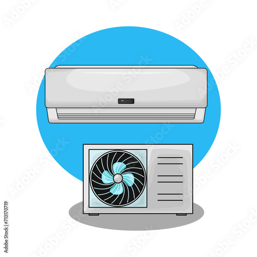 Illustration of air conditioner